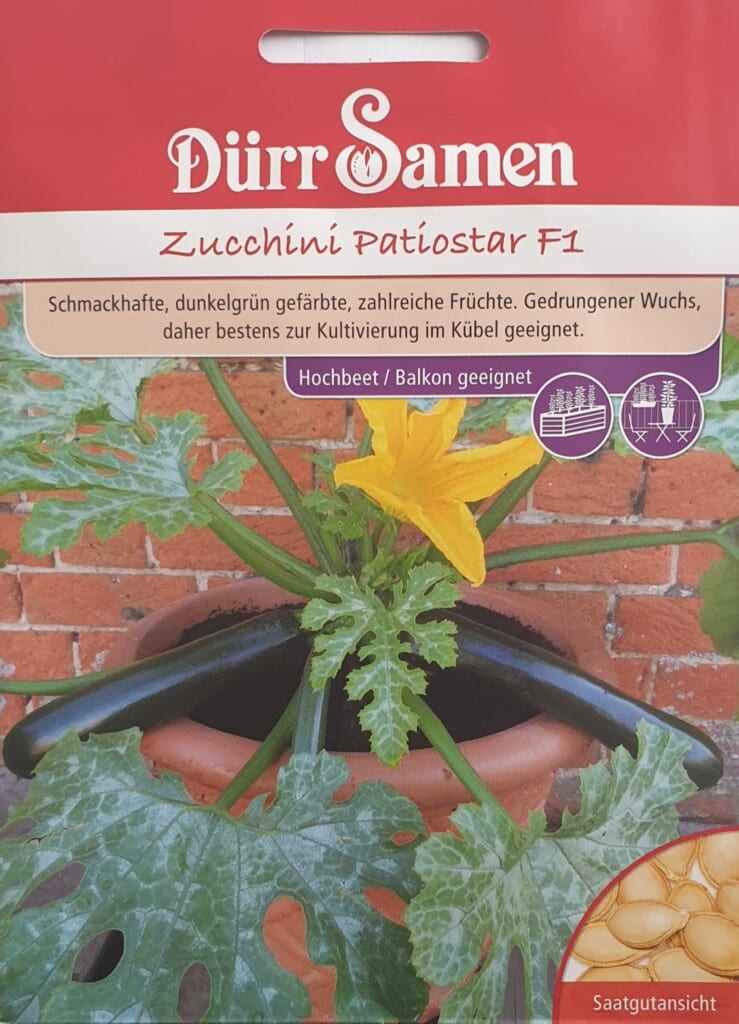 Zucchini Patiostar F Von D Rr Samen Saatgut Shopping