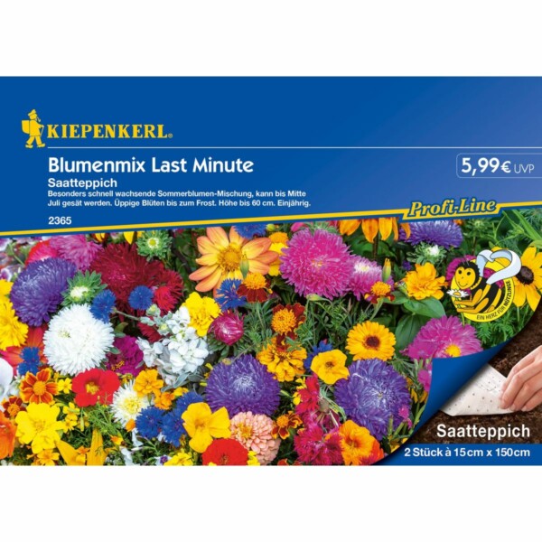 Blumenmischung Saatteppich Doppeltüte Blumenmix Last Minute