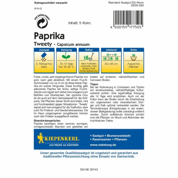 Paprika Tweety – Bild 2