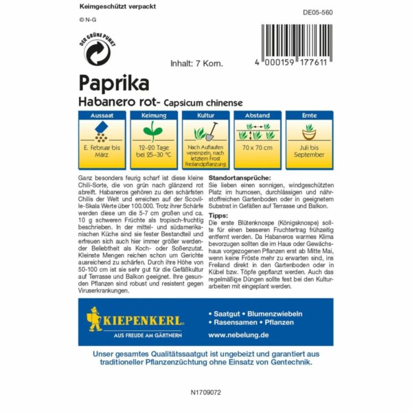 Paprika Habanero rot – Bild 2