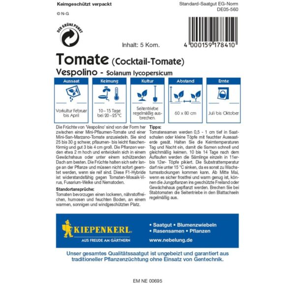 Tomate Vespolino – Bild 2