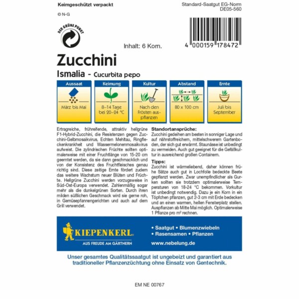 Zucchini Ismalia – Bild 2