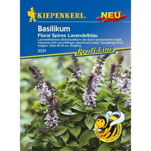Basilikum Floral Spires Lavendelblau