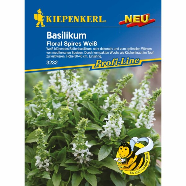 Basilikum Floral Spires Weiß