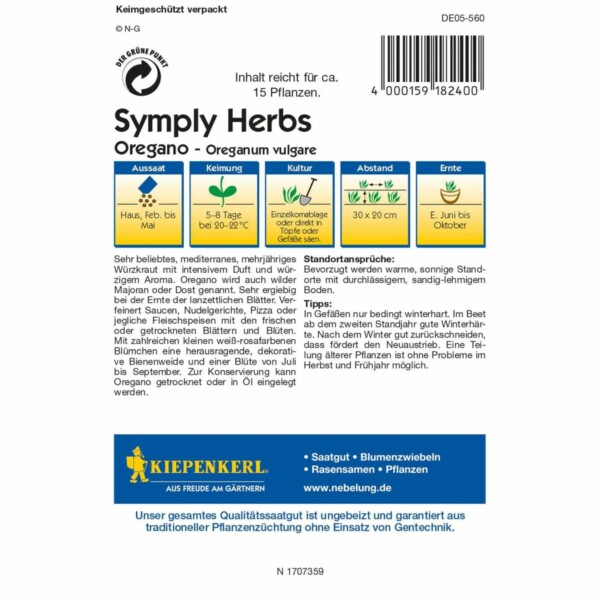 Oregano SimplyHerbs – Bild 2