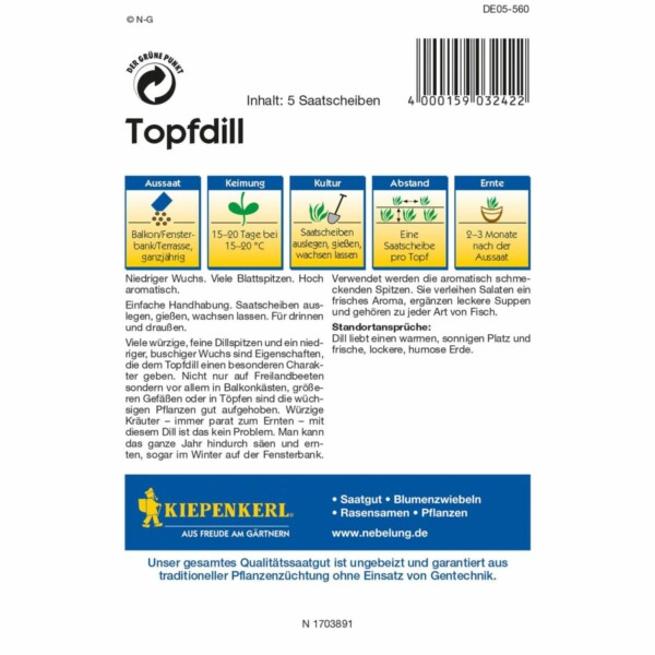 Topfdill Delikat – Bild 2