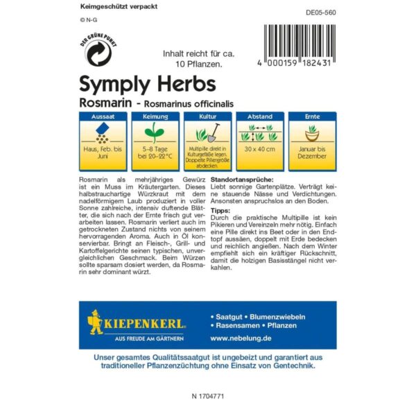 Rosmarin SimplyHerbs – Bild 2