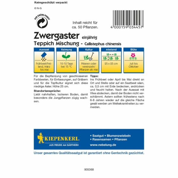 Zwergaster Teppich Mischung – Bild 2