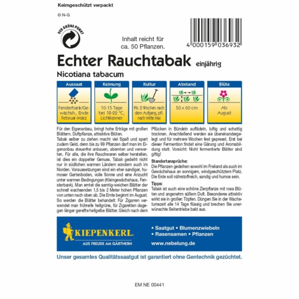 Echter Rauchtabak – Bild 2