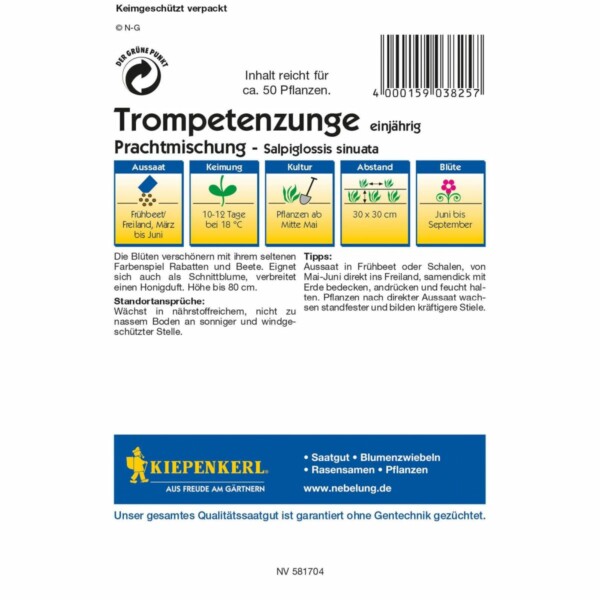 Trompetenzunge Prachtmischung – Bild 2