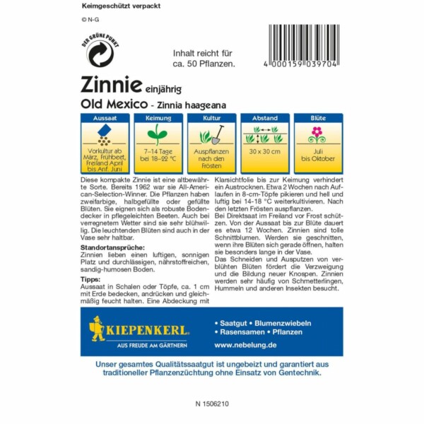 Zinnien Old Mexico – Bild 2
