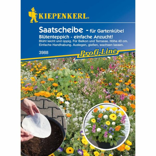 Blütenteppich - 16 cm Saatscheibe