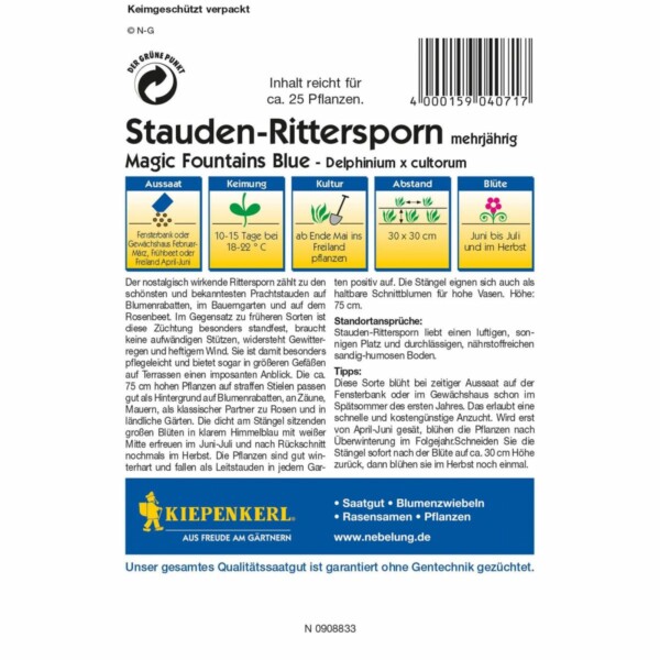 Rittersporn Magic Fountains Blue – Bild 2