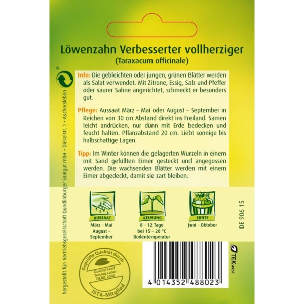 Löwenzahn Verbess.vollherziger – Bild 2