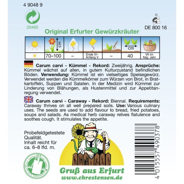 Kümmel, Rekord – Bild 2