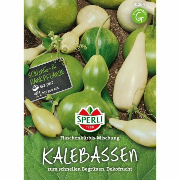 Kalebasse 'Flaschenkürbis-Mischung'