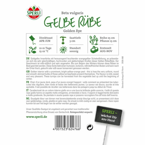 Gelbe Rübe Golden Eye – Bild 2