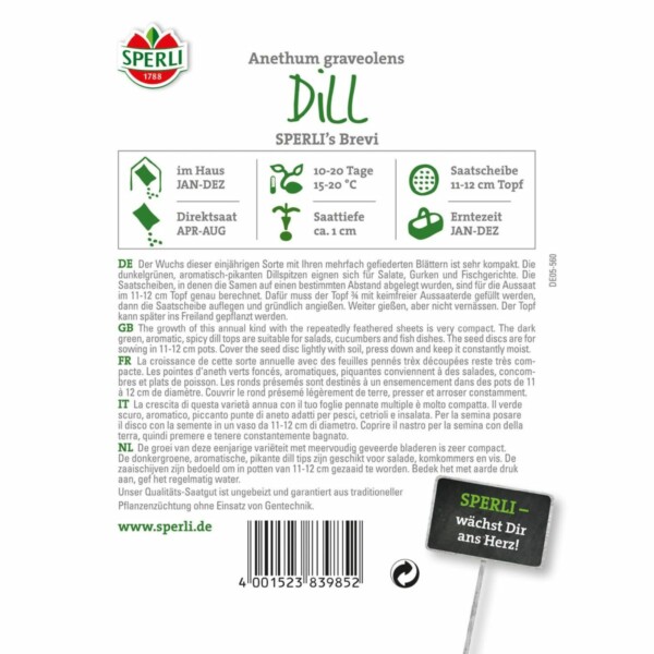 Dill. Brevi. 5 Saatscheiben – Bild 2