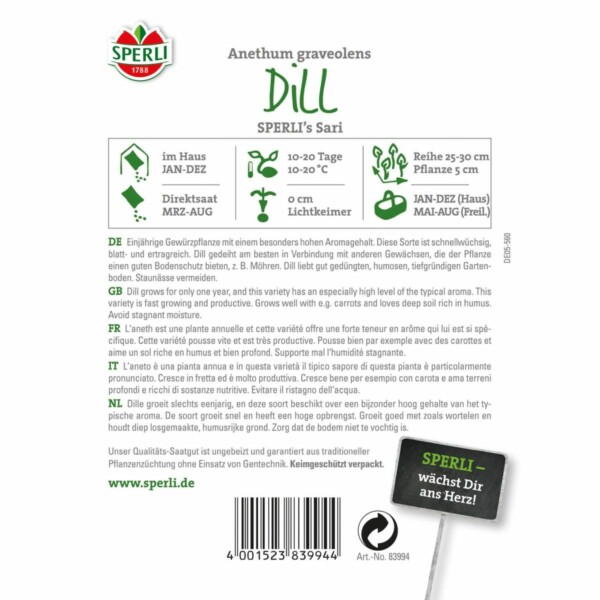 Dill 'Sperli´s  Sari ' – Bild 2