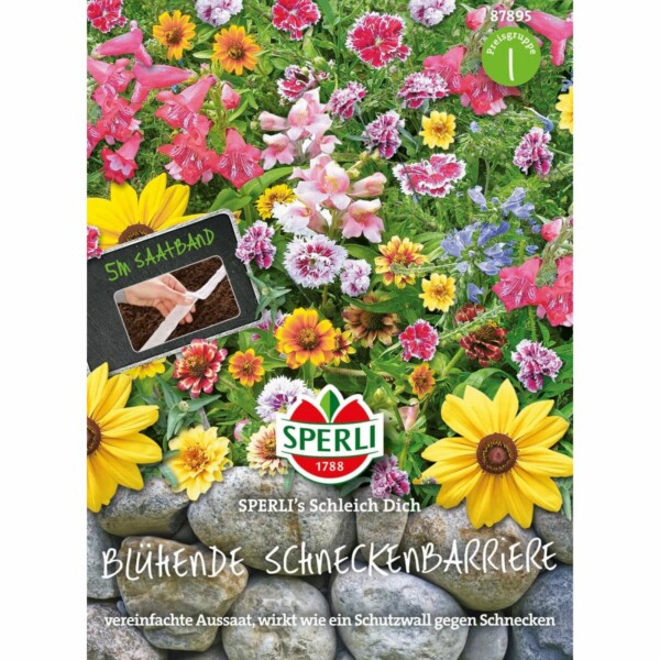 Blumenmischung   SPERLI´s Schneck-Weg 5 m Saatband