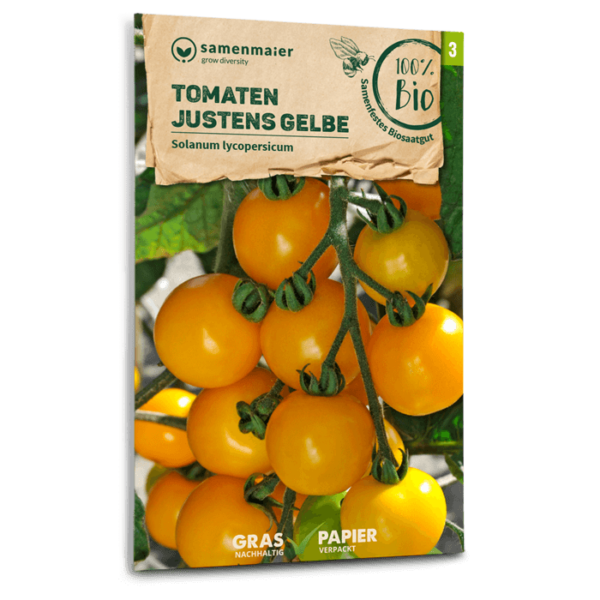 Samen Maier BIO Einzel EAN Tomaten Justens Gelbe