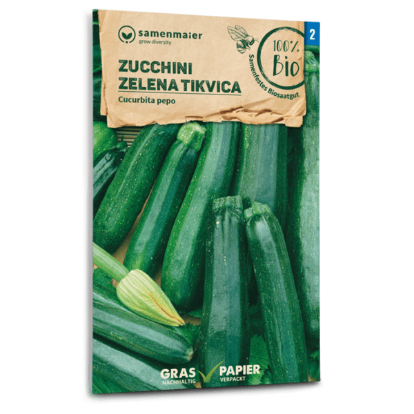 Samen Maier BIO Einzel EAN Zucchini Zelena Tikvica